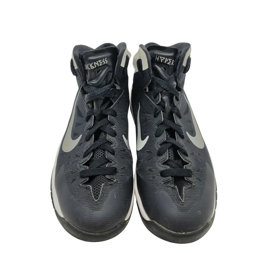 Nike HyperQuickness Basketball Shoes‎ 622759-001 Black/White Kids Size 5Y